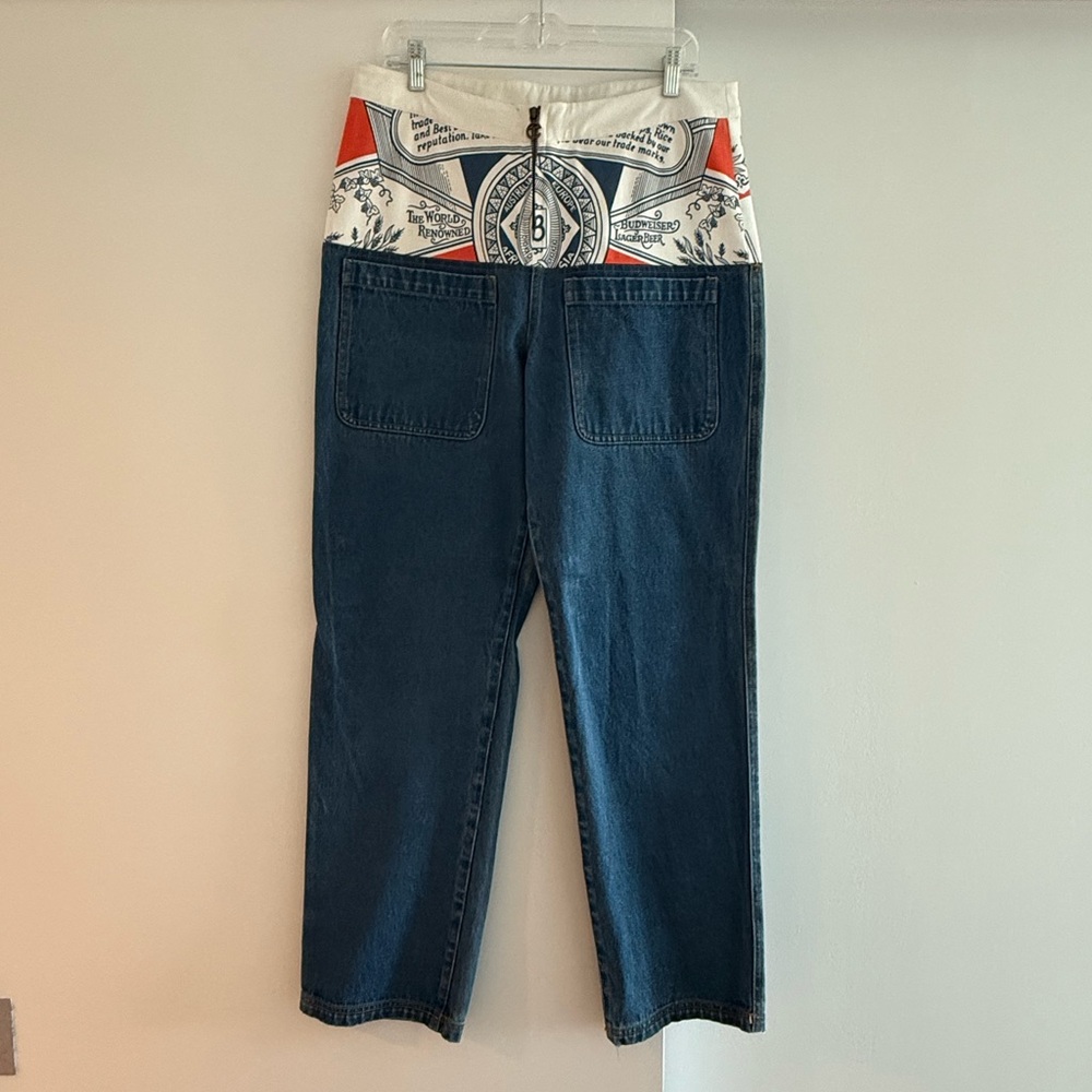 Men's Telfar Jeans with Graphic Waistband